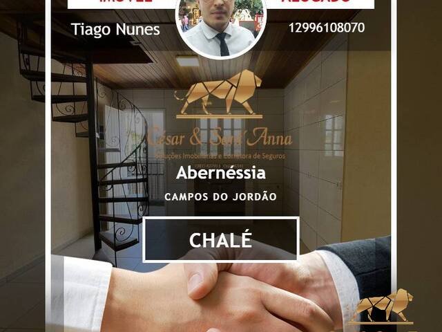 #803 - Chalé para Locação em Campos do Jordão - SP - 1