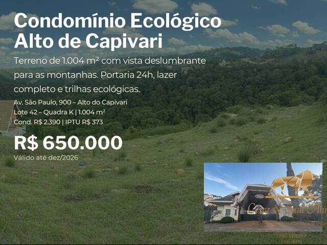 Venda em Capivari - Campos do Jordão